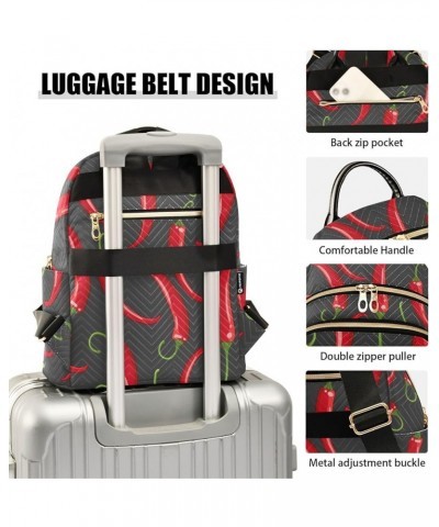 Chilli Peppers Backpack Purse for Women Anti-theft Small Fashion Travel Backpack HandBag Back Pack Lady Gifts,M Small $20.99 ...