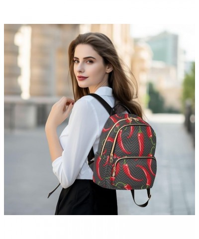 Chilli Peppers Backpack Purse for Women Anti-theft Small Fashion Travel Backpack HandBag Back Pack Lady Gifts,M Small $20.99 ...