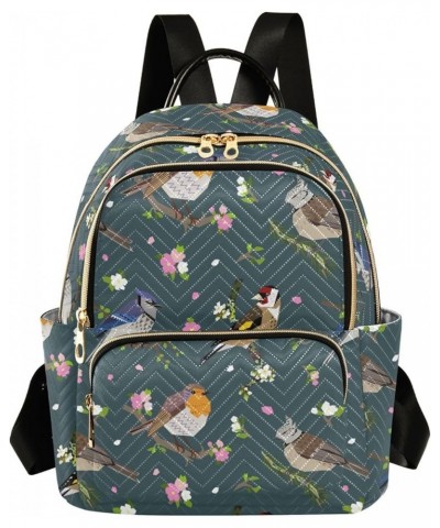 Birds Backpack Purse for Women Small Mini Women's Fashion Backpack Back Pack Weekend Bag,S Medium $16.11 Backpacks