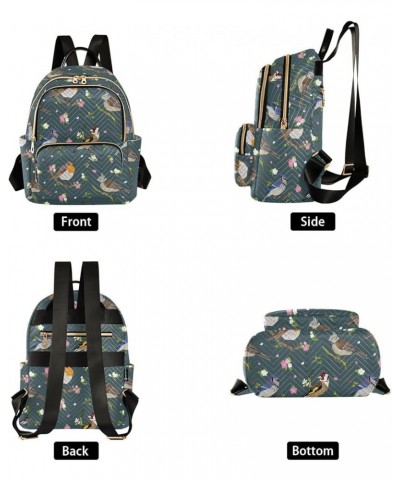 Birds Backpack Purse for Women Small Mini Women's Fashion Backpack Back Pack Weekend Bag,S Medium $16.11 Backpacks