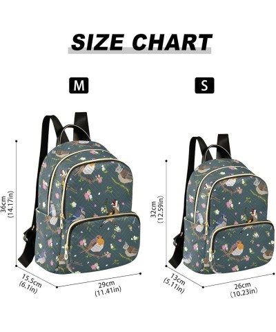 Birds Backpack Purse for Women Small Mini Women's Fashion Backpack Back Pack Weekend Bag,S Medium $16.11 Backpacks