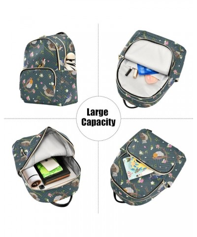 Birds Backpack Purse for Women Small Mini Women's Fashion Backpack Back Pack Weekend Bag,S Medium $16.11 Backpacks