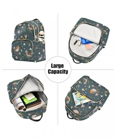 Birds Backpack Purse for Women Small Mini Women's Fashion Backpack Back Pack Weekend Bag,S Medium $16.11 Backpacks