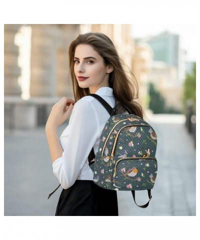 Birds Backpack Purse for Women Small Mini Women's Fashion Backpack Back Pack Weekend Bag,S Medium $16.11 Backpacks