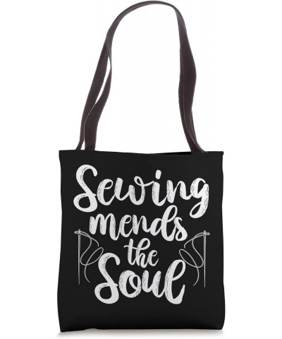 Sewing mends the Soul Quilting Quilter Sewer Tote Bag $12.23 Totes