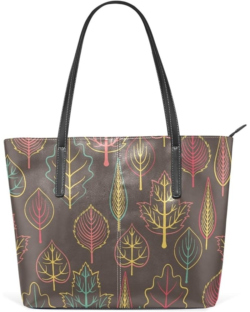 Handbags for Women Tote Bags with 11.08"(L) x 3.54"(W) x 11.02"(W) - Pink Forest 05 $20.28 Totes