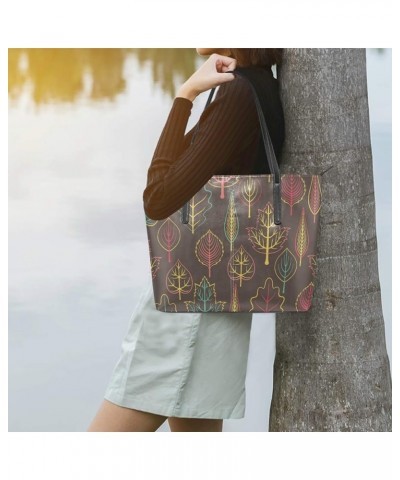 Handbags for Women Tote Bags with 11.08"(L) x 3.54"(W) x 11.02"(W) - Pink Forest 05 $20.28 Totes