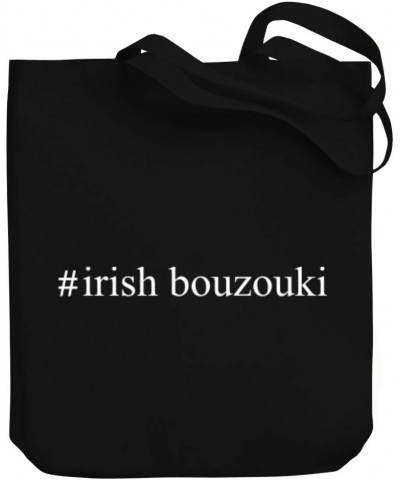 Irish Bouzouki Hashtag Canvas Tote Bag 10.5" x 16" x 4 $21.59 Totes