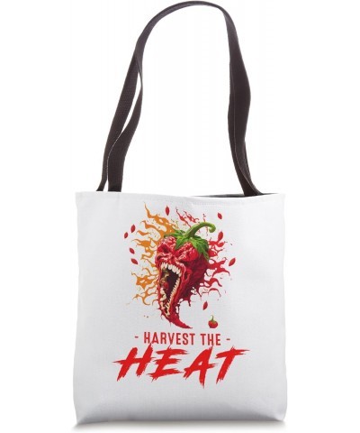 Harvest The Heat - Spicy Pepper and Gardener Tote Bag $8.73 Totes