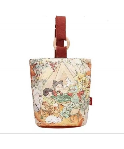 Chinese style 2024 cute dragon New year hand-held walking bucket bags hand shoulder underarm bag commuter bag $13.50 Shoulder...