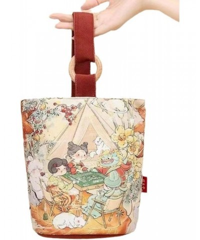 Chinese style 2024 cute dragon New year hand-held walking bucket bags hand shoulder underarm bag commuter bag $13.50 Shoulder...