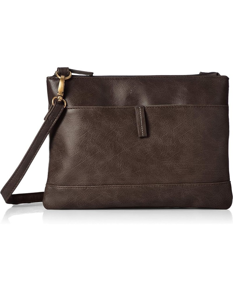 Sacoche Shoulder Darkbrown $15.48 Shoulder Bags