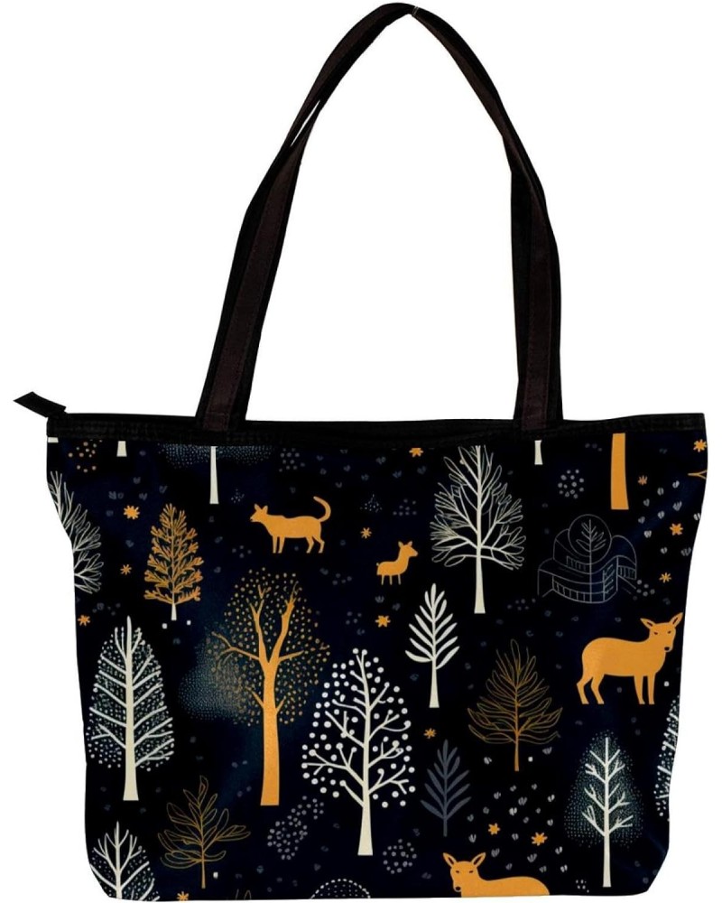 The Tote Bag For Women,Purses For Women,Handbags For Women,Cartoon an Animal Tree Handbags $10.49 Totes