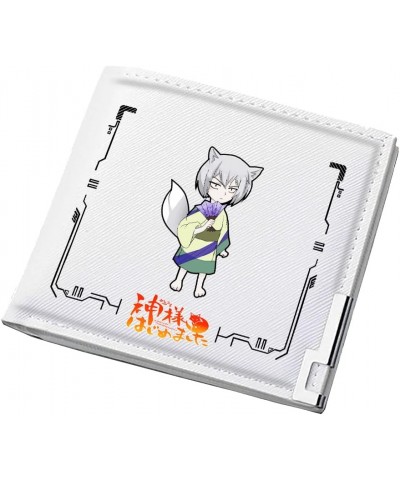 Kamisama Love Kawaii Small Wallets Cartoon ID Card Holder Pu Leather Slim Purses Unisex Anime Money Bag(7) White 2 $13.96 Wal...