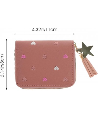 Cute Wallet for Women Vintage Leather Card Holder with Zipper Compartment Fashion Ladies Wallet Change Bag Purse Kawaii Walle...