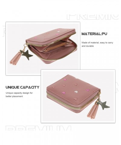 Cute Wallet for Women Vintage Leather Card Holder with Zipper Compartment Fashion Ladies Wallet Change Bag Purse Kawaii Walle...