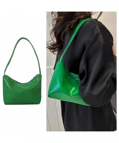 Fashion Bags Lady Purse Casual Shoulder Bag Large Capacity Hobo Bags for Girl Women Versatile Armpit Bag PU Tote Bag Green $7...