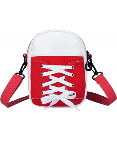 Women Shoulder Crossbody Bag Multifunction Phone Diagonal Bags with Adjustable Strap Red $7.88 Shoulder Bags