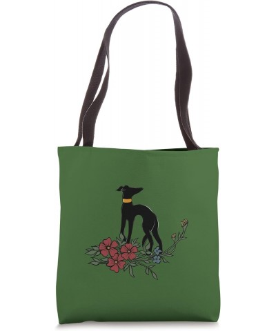 Greyhound Art fun flower greyhounds designs Tote Bag $11.20 Totes