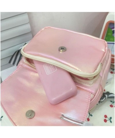 Kawaii Small Shoulder Bag Mini Bag Ribbon Butterfly Crossbody Bag Girl Teen Women Cute Pink Handbag Purse Summer (White) Pink...