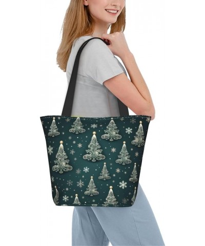 Christmas Tree Personalized Shoulder Bag for Women Stylish Tote for Travel Business Shopping and Teaching Christmas Tree 1 $1...