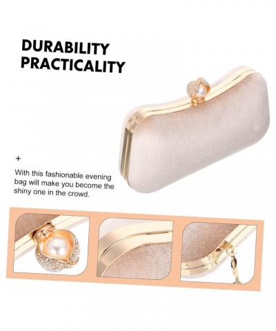 5 Sets Pearl Evening Bag Bridal Clutch Bag Tote Bag for Women Black Chain Purse Black Crossbody Bag Wedding Purse Crossbody L...