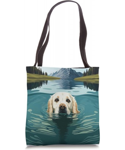 All You Need Is A Dog And A Lake Humor cute animal dog lover Tote Bag $10.77 Totes