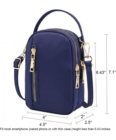 Small Crossbody Phone Bags for Women Anti Theft Messenger Shoulder Travel Waist Bag Handbag Wallet Purse Blue $9.87 Crossbody...