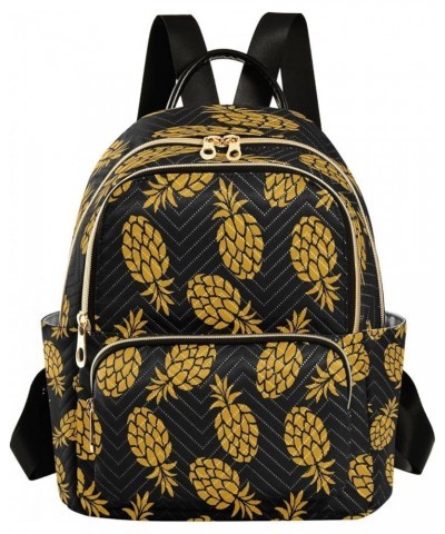 Lovely Pineapple Back Women Backpack Purse Ladies Fashion Shoulder Bag Daypack Travel Bag 10L Medium $18.89 Backpacks