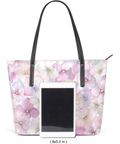 Handbags for Women Tote Bags with 11.08"(L) x 3.54"(W) x 11.02"(W) - Pink Flowers Gray Pink Flowers Pearl $22.35 Totes