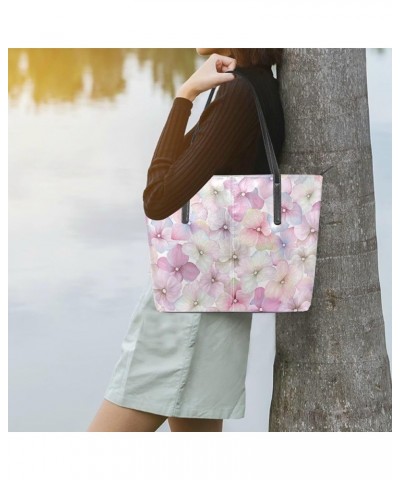 Handbags for Women Tote Bags with 11.08"(L) x 3.54"(W) x 11.02"(W) - Pink Flowers Gray Pink Flowers Pearl $22.35 Totes