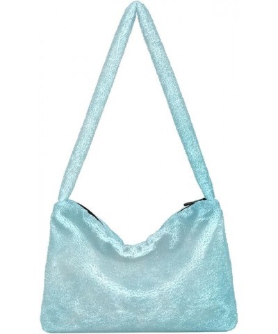 Cranes Women Handbags Shoulder Bag, Shoulder Bag for Women, Autumn Handbags Light Blue Texture $10.99 Shoulder Bags