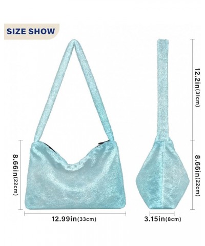 Cranes Women Handbags Shoulder Bag, Shoulder Bag for Women, Autumn Handbags Light Blue Texture $10.99 Shoulder Bags