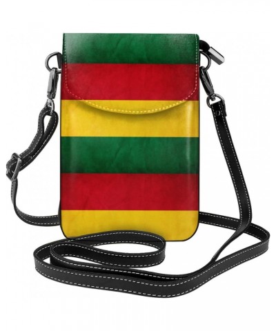 Cell Phone Purse Wallet Reggae Rasta Flag Small Crossbody Purse Bags With Shoulder Strap For Women Teen Girls $17.33 Crossbod...