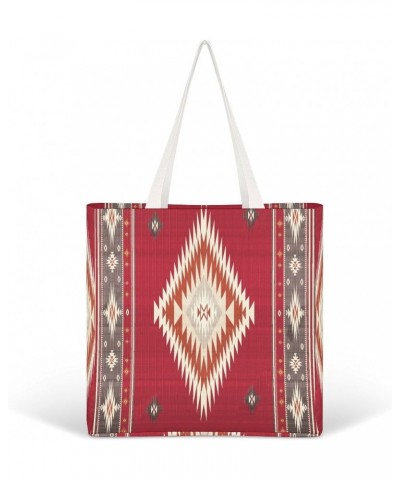 Southwestern Native American Indian Ethnic Aztec CanvasTote Bag for Women Girl Canvas Shoulder Handbags Cute Large Purse $10....