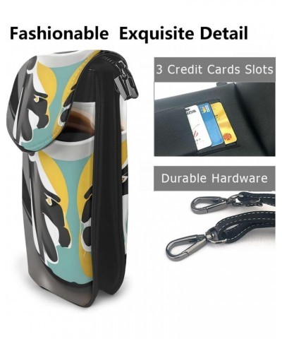 Mug Coffee Crossbody, Zippered Cell Phone Wallet With Card Slot, Removable Shoulder Strap, 7.6 X 4.9 Inches $17.75 Crossbody ...