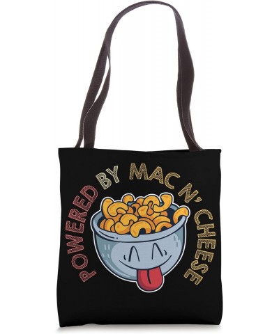 Powered By Mac And Cheese Macaroni And Cheese Lover Tote Bag $10.78 Totes