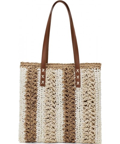 Straw Bag Mesh Beach Bag The Tote Raffia Bag for Women Summer Beach Designer Hobo Purse 2024 Large Woven Women's Handbags Kha...