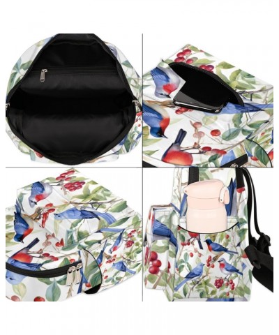 Bird Print Small Backpack for Women Ladies Mini Backpack Travel Casual Backpack Purse Satchel Daypack $16.30 Backpacks