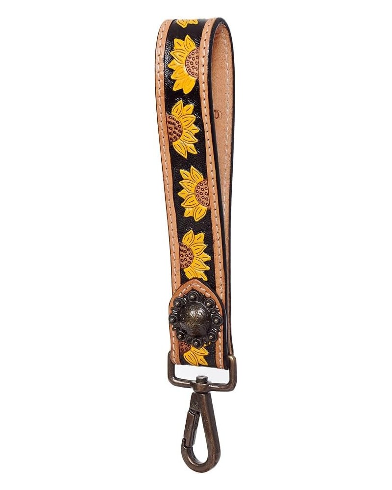 ADWSF102 Hand Tooled Genuine Leather Handle Strap For Wristlet Bags $15.66 Wristlets