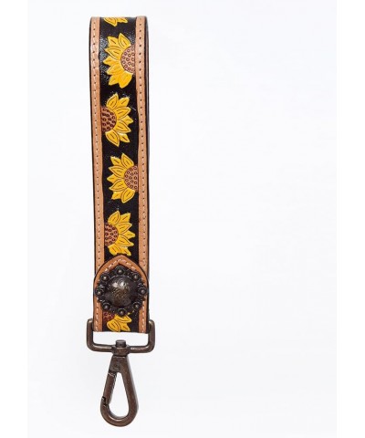 ADWSF102 Hand Tooled Genuine Leather Handle Strap For Wristlet Bags $15.66 Wristlets