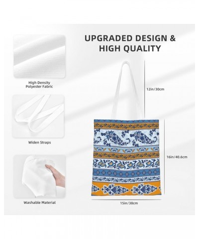 Paisley Single Shoulder Fashion Canvas Tote Shopping Bags Handbags For Men And Women Paisley9 $11.13 Totes