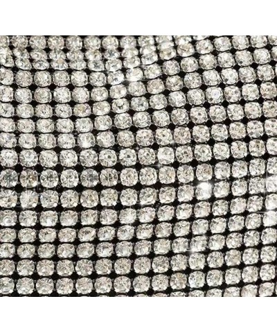 Rhinestone Tote Bags for Women Shiny Evening Shoulder Handbags Clutch Purses Party Wedding A-green $20.99 Totes