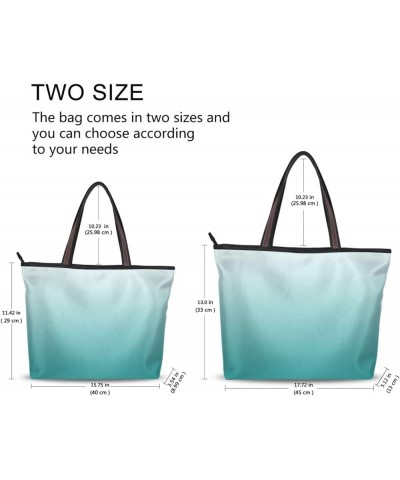 Women Tote Bags Green Top Handle Satchel Handbags Shoulder Bag for Shopping 20803-1 Dark Green $8.40 Satchels