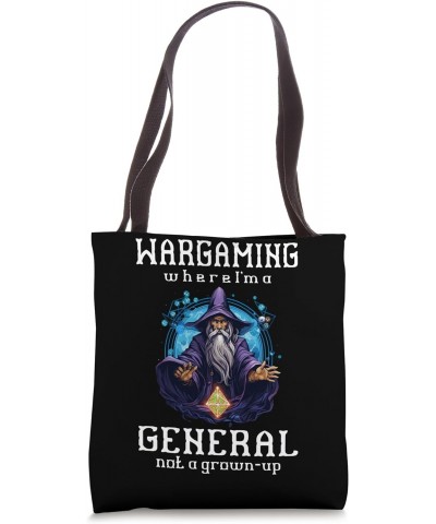 Wargaming where I'm a General not a grown-up Tote Bag $13.97 Totes