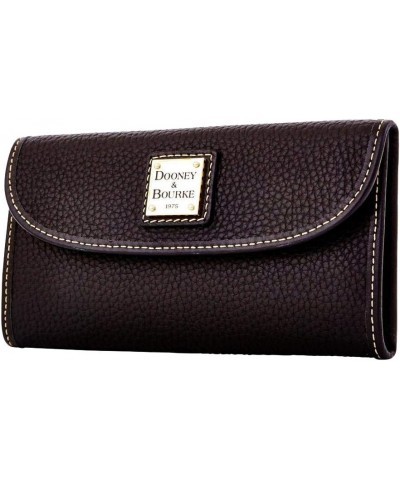 Handbag, Pebble Grain Continental Clutch Black Black $54.60 Clutches