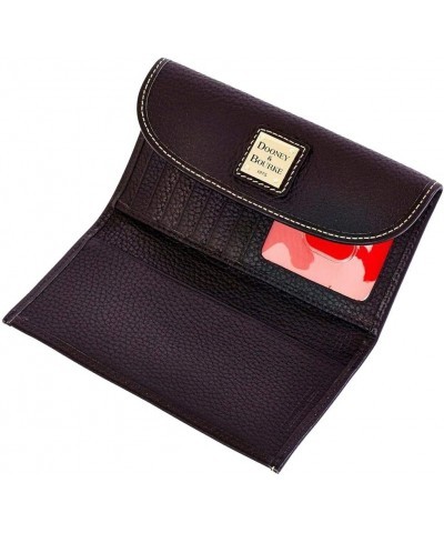 Handbag, Pebble Grain Continental Clutch Black Black $54.60 Clutches