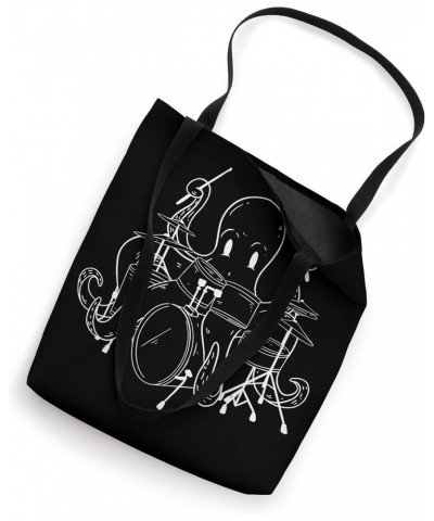 Octopus Playing Drums Drummer Drumming Musician Band Tote Bag $10.29 Totes