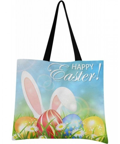 Handbags and Purse Easter Rabbit for Women Tote Bag Large Capacity Top Storage Handle Shopper Shoulder Bag $15.00 Totes