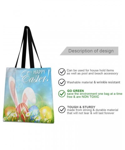 Handbags and Purse Easter Rabbit for Women Tote Bag Large Capacity Top Storage Handle Shopper Shoulder Bag $15.00 Totes